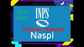 Come richiedere la NASPI 2024  Tutorial ITA [upl. by Anole]