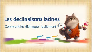 Les déclinaisons latines [upl. by Kaazi]