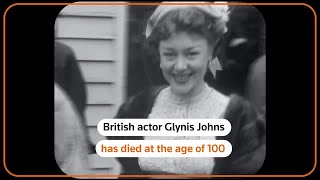 Mary Poppins actor Glynis Johns dies aged 100  REUTERS [upl. by Kingdon]