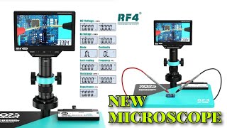 RF4 RF50M Microscope Builtin HD Camera 1080p LCD Display Details Provides Multimeter Functi [upl. by Alf]