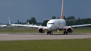 Sunwing Airlines Landing and Departure Norwich Airport [upl. by Ayita]