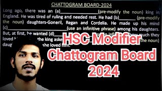 Modifier HSC  Chattogram Board 2024  chattogramboard2024 [upl. by Ahsiemak433]