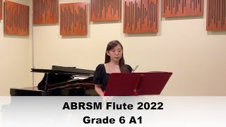 JS Bach Partita in A Minor BWV 1013 IV Bourée anglaise Grade 6 A1 ABRSM Flute 2022 [upl. by Aliber494]