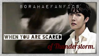 jhopeff bts brother ff quotWhen you are scared of thunderstormsquot ‎btsarmyforever20089 [upl. by Frankel]