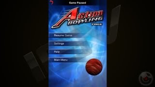 Action Bowling Free  iPhone Gameplay Video [upl. by Anawad513]