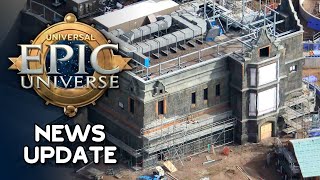 Universal Epic Universe News Mega Update — MONSTERS COASTER TRAIN NINTENDO PORTAL amp PERMIT IMAGES [upl. by Mutz]