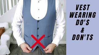 How To Wear A Vest For Men  Waistcoat [upl. by Imnubulo]