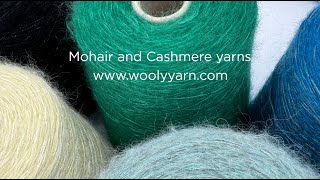 Mohair and Cashmere yarns [upl. by Azalea457]