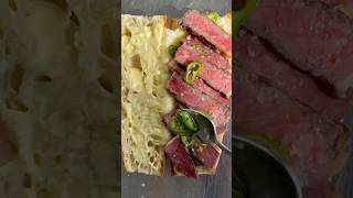 Steak sandwich shorts food steak recipe [upl. by Eidolem]