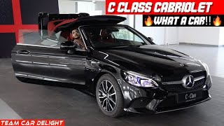 Mercedes C Class Cabriolet  Walkaround with On Road Price  Team Car Delight [upl. by Fabrianna]