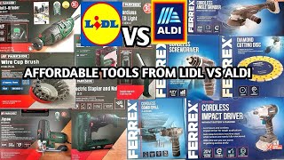 WHATS NEW IN LIDLampALDIAFFORDABLE TOOLS FROM LIDL AND ALDICOME SHOP WITH MEPARKSIDE TOOLS [upl. by Ojoj]