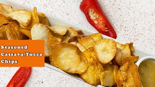 How To Prepare And Package Seasoned Cassava  Yucca Chips cassavachips yucca [upl. by Woodford655]