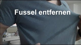 Lifehack Fussel entfernen Kleider von Fusseln befreien Pillbildung Pullover Shirt Klamotten [upl. by Dympha]