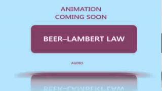 Beer Lambert Law [upl. by Natala440]