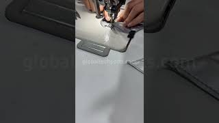 The sewing machine operator is sewing the fabric carefully carcover carbodycover [upl. by Jackelyn]