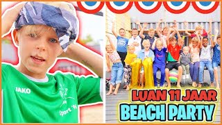 EXPEDiTiE ROBiNSON BEACH PARTY 🎉  kinderfeestje Luan 11 jaar  Bellinga Vlog 2960 [upl. by Ahsocin110]