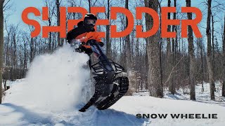 DTV Shredder Snow Wheelie [upl. by Ellison]