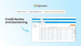 Revolutionize Credit Risk Management with HighRadius Credit Review amp Decisioning [upl. by Lyrehc433]