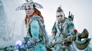 The Frozen Wilds 11 Pelado na Montanha Horizon Zero Dawn DLC [upl. by Novaat]