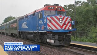 New Metra fare structure takes effect [upl. by Cini443]