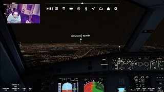 Full ILS Approach and Landing MSFS • A320 [upl. by Dedrick]