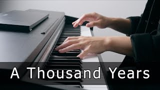 Christina Perri  A Thousand Years Piano Cover by Riyandi Kusuma [upl. by Dorrie]