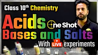 Acid Bases and Salts One Shot Science  Class 10 Chemistry NCERT  CBSE 202324  By Ashu Sir [upl. by Olegnalehcim]