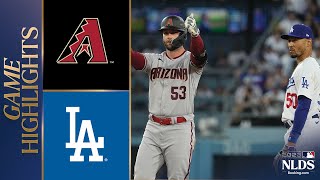 Dbacks vs Dodgers Game 1 Highlights 10723  MLB Highlights [upl. by Kareem]