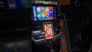 Android auto ou Apple CarPlay no Toyota Corolla automobile corollabrasil corollabr [upl. by Arahat]