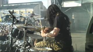 Pearl Artist Adrian ErlandssonAt The Gates Drum Cam Tuska 2011  Blinded By Fear [upl. by Yenruoc]