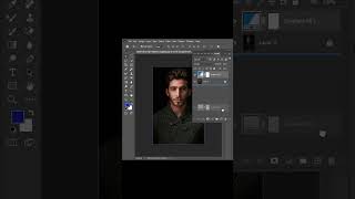 Portrait Dual Lighting Effect In Photoshop🔥photoshop shorts ytshorts [upl. by Alian834]