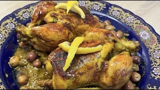 Poulet rôti aux olives [upl. by Orsa]