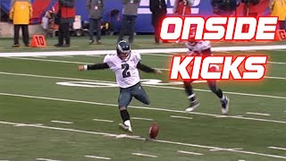 NFL Successful Onside Kick Compilation [upl. by Baynebridge]