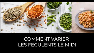 Comment varier les féculents le midi [upl. by Akitan]