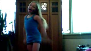 9 year old dancing to Brick Wall WaterFall [upl. by Llednik]