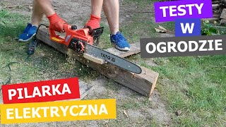 Pilarka Elektryczna YATO YT  84870 Praktyczne testy Czy warto kupić [upl. by Elocen]