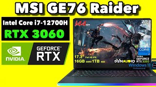 MSI GE76 Raider RTX 3060 Intel Core i712700H REVIEW  LA MEJOR LAPTOP GAMING CALIDAD PRECIO 2023 [upl. by Adelric]