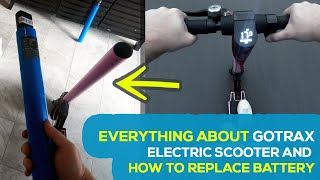 How to Replace GoTrax Electric Scooter Battery  Works with GXL V2  GXL V1 [upl. by Eibba]