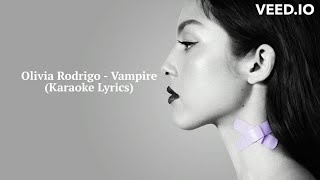 Olivia Rodrigo Vampire Karaoke [upl. by Ecilayram]