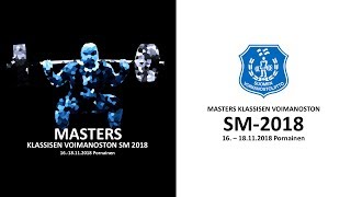 Masters klassisen voimanoston SM2018  M40 M40 105120kg [upl. by Marvel]