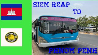 Siem Reap to Phnom Penh via bus [upl. by Halfon]