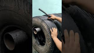 Tyre Filling On Nylon 82520 Tyre [upl. by Otina]