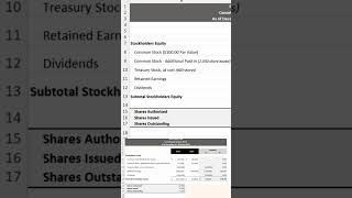 Stockholders Equity Analysis What are shares issued and outstanding accounting finance [upl. by Haronid]