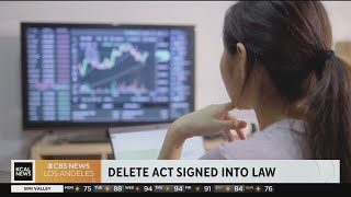 CA Governor signs the Delete Act into law On Your Side [upl. by Rehpotsyrk508]