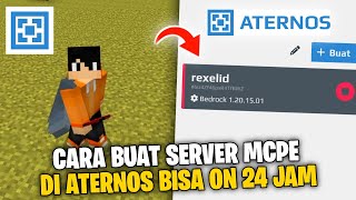 EDISI 2023 CARA MEMBUAT SERVER ATERNOS MCPE 120 AKTIF 24 JAM [upl. by Peggy]