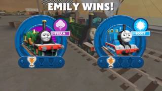 Thomas amp Friends Go Go Thomas  Emily vs ThomasDock  Speed Challenge By Budge Studios [upl. by Bokaj]