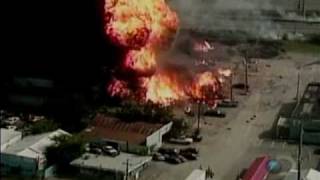 Oxyacetilene canister plant in texas blowing up [upl. by Gans]