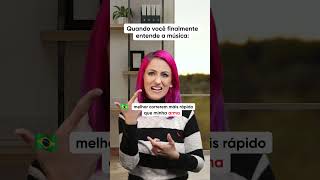 Quando você entende a Letra da sua Musica Favorita em Inglês 🤯😅 Teacher Elza [upl. by Elianore940]