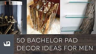 50 Bachelor Pad Decor Ideas For Men [upl. by Aim246]