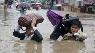 Philippines capital Manila hit by heavy flooding [upl. by Deana]